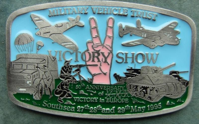 ww2 Victory in Europe 50th 1995 Badge Anniversary Show