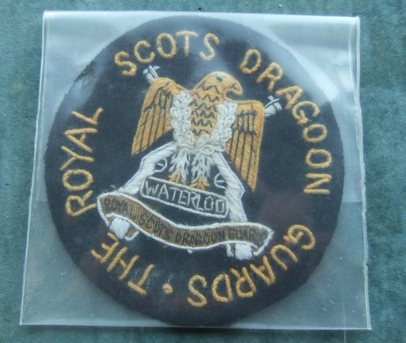 Royal Scots Dragoon Guards Waterloo Blazer Badge