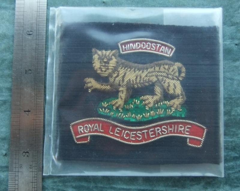 Royal Leicestershire Regiment Hindoostan Blazer Badge