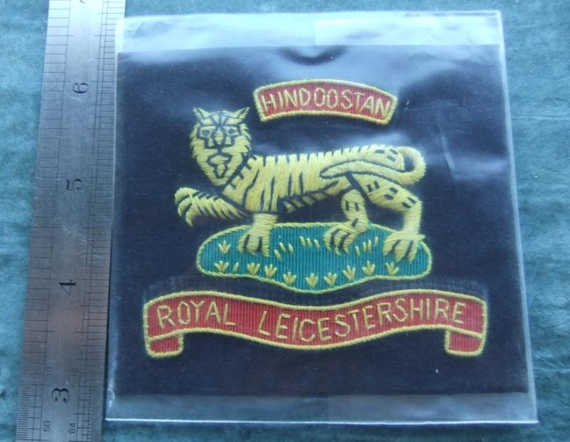 Royal Leicestershire Regiment Hindoostan Blazer Badge