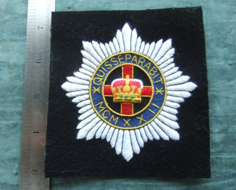 ROYAL DRAGOON GUARDS 4th /7th BLAZER BADGE