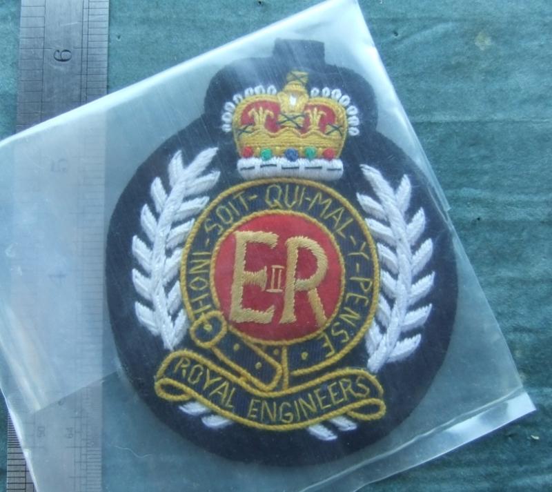 Royal Engineers Blazer Badge type 1