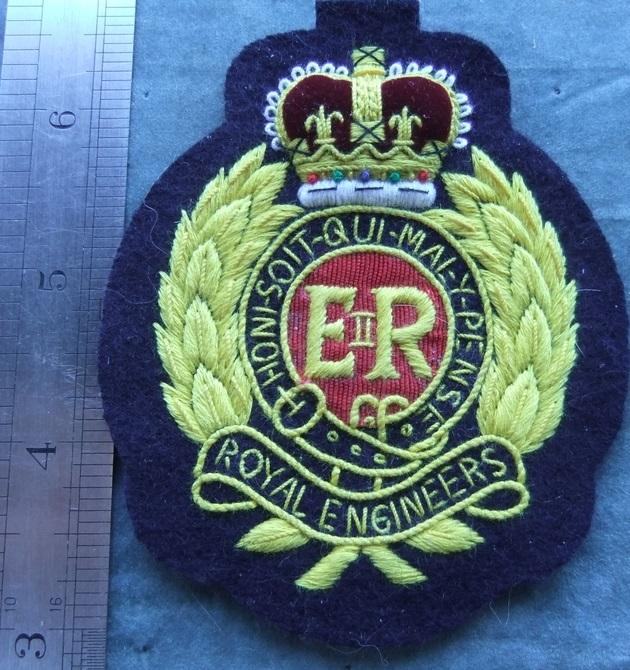 Royal Engineers Blazer Badge Type 3