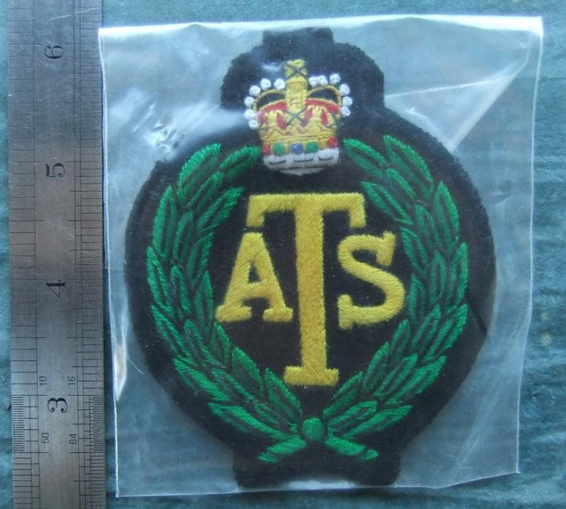 ATS Auxiliary Territorial Service Blazer Badge