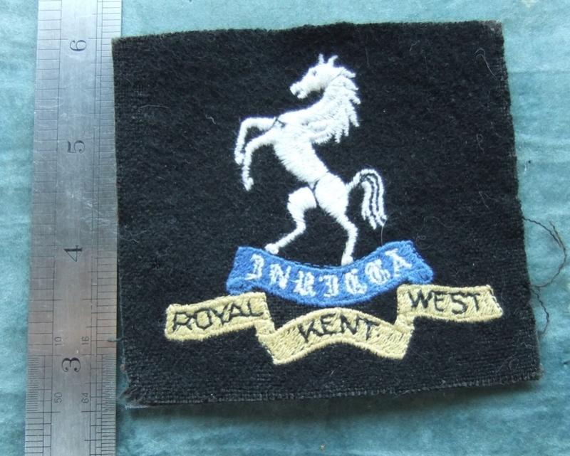 Royal Kent West Regiment Blazer Badge Type 1