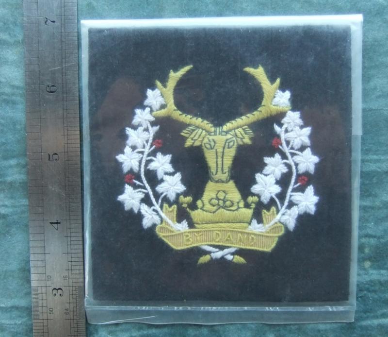 Gordon Highlanders Blazer Badge