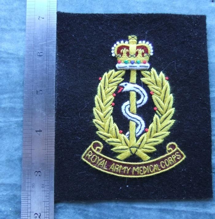 Royal  Army Medical Corps Blazer Badge Type1