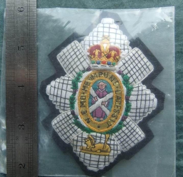 Black Watch Blazer Badge Type 1