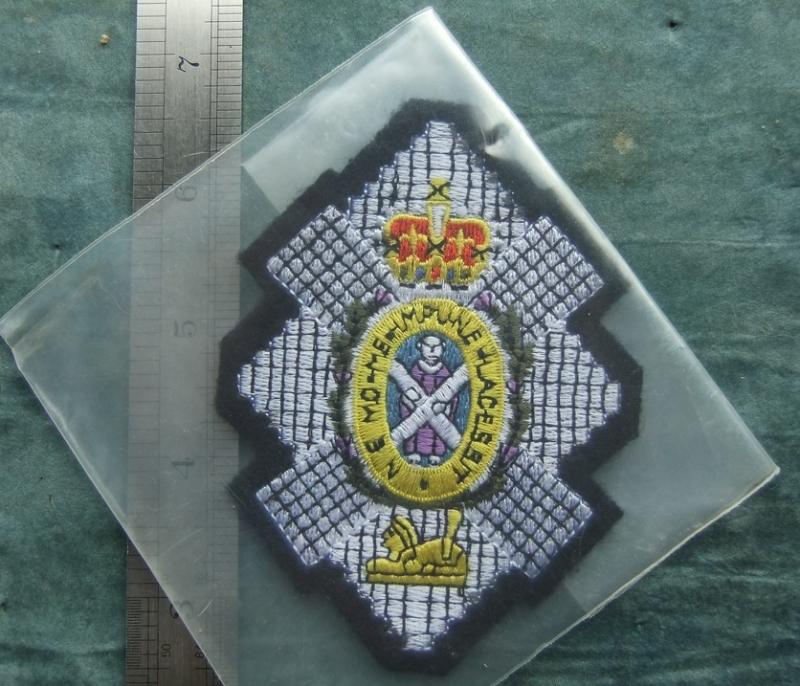 Black Watch Blazer Badge Type 2