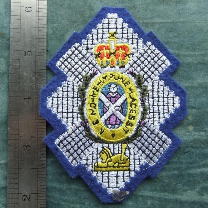 Black Watch Blazer Badge Type 3