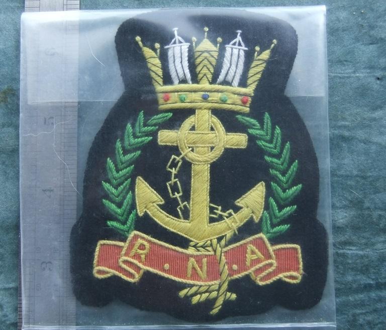 RNA Royal Navy Association Blazer Badge Type 2