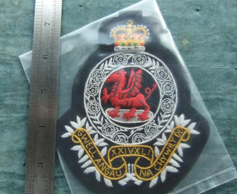 Royal Regiment of Wales Blazer Badge Type 1