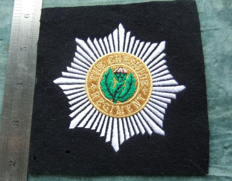 The Cheshire Regiment Blazer Badge