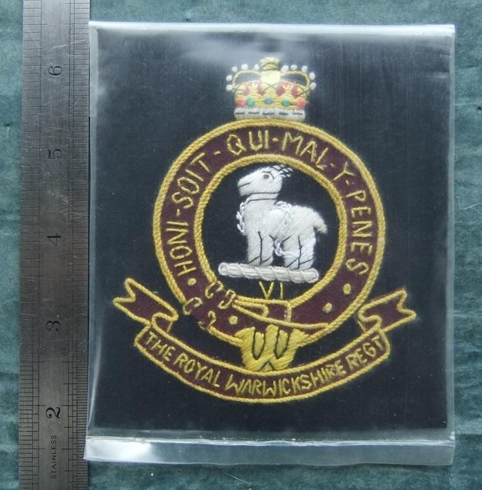 The Royal Warwickshire Regiment Blazer Badge