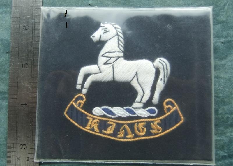 The Kings Regiment Liverpool Blazer Badge Type 3