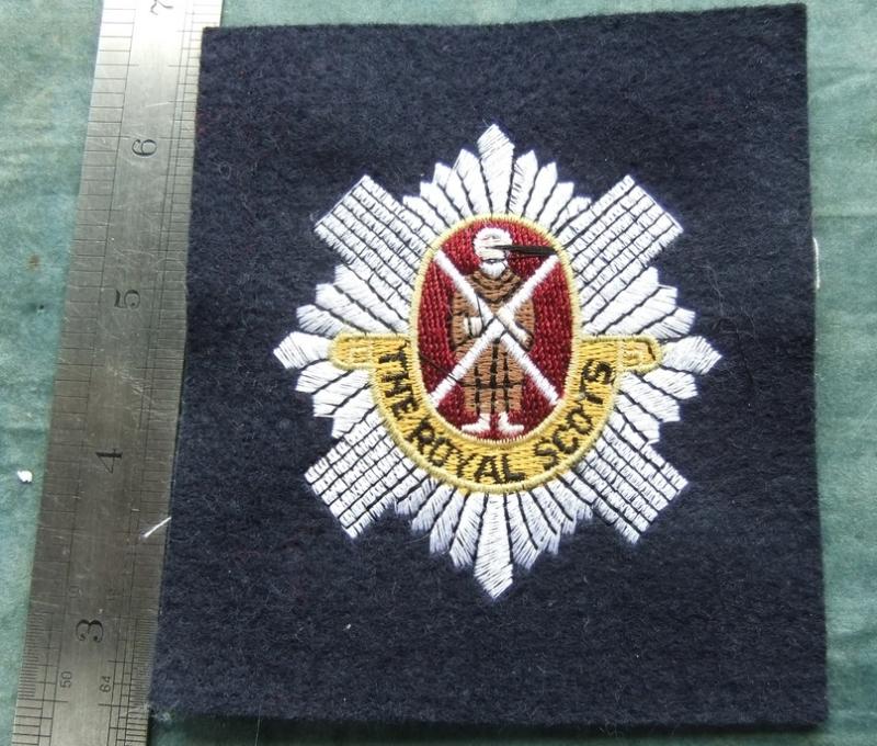 The Royal Scots Blazer Badge Type 1