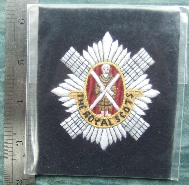 The Royal Scots Blazer Badge Type 2