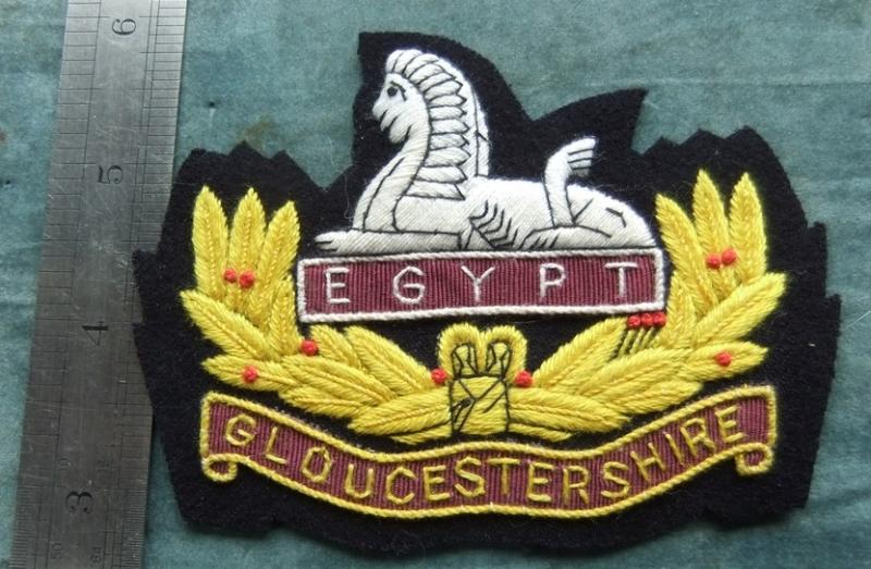 The Gloucestershire Regiment Blazer Badge Type 2