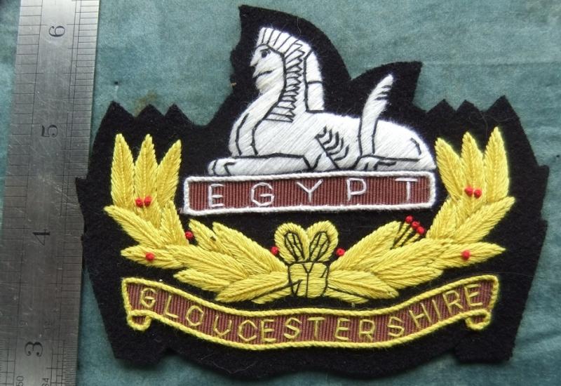 The Gloucestershire Regiment Blazer Badge Type 1
