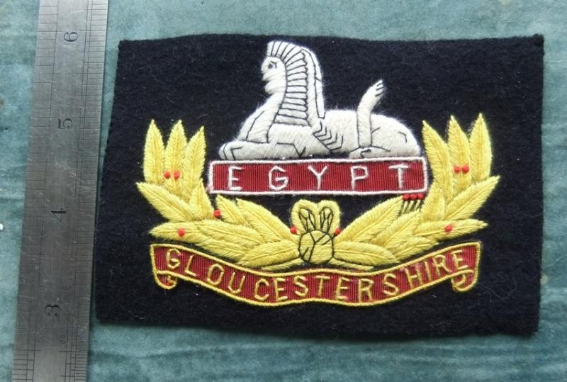 The Gloucestershire Regiment Blazer Badge Type 3