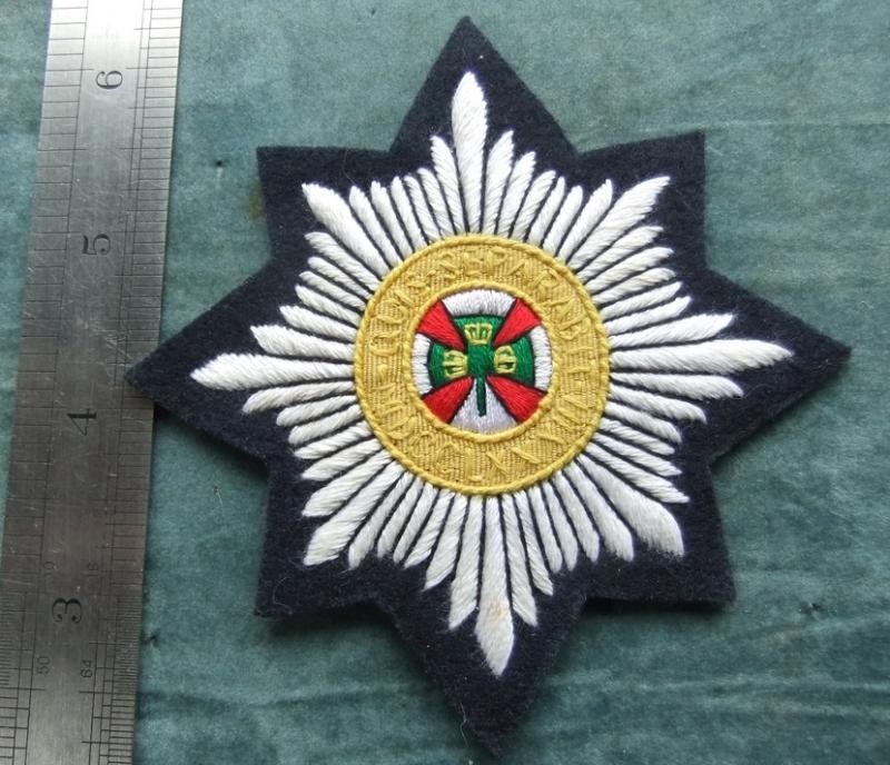 The Irish Guards Blazer Badge Type 2