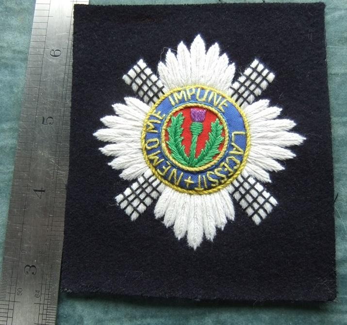 Scots guards Blazer Badge Type 1