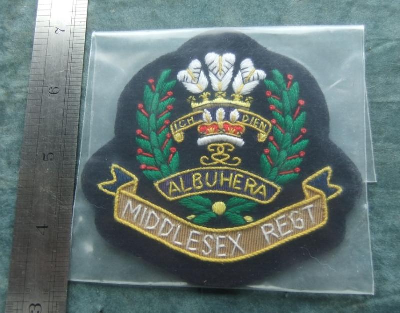 Middlesex Regiment Blazer Badge