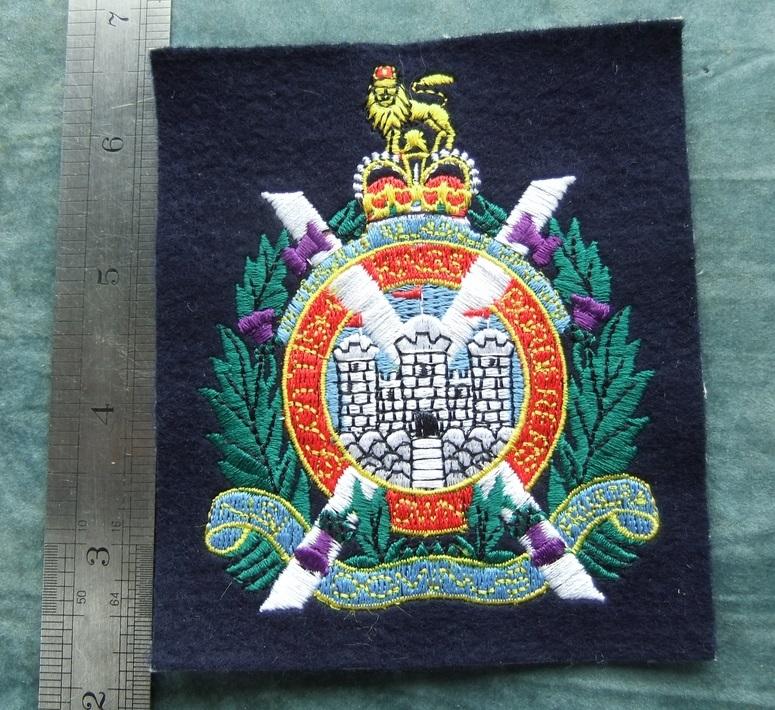 Kings Own Scottish Borderers Blazer Badge