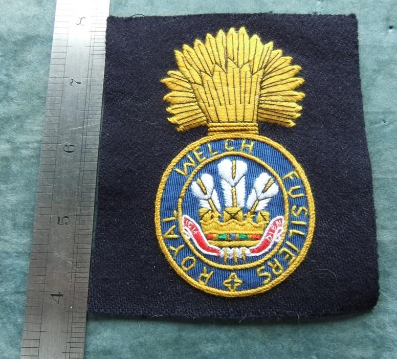 Royal Welch Fusiliers Welsh Regiment Blazer Badge