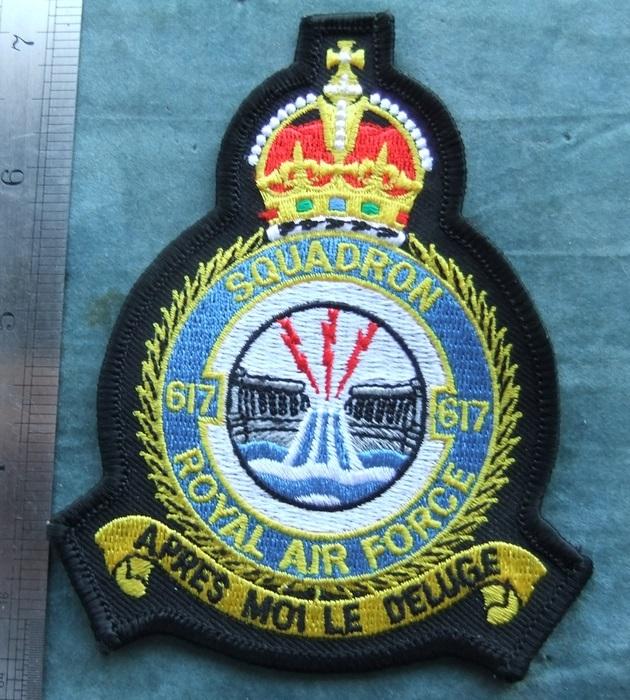 RAF Royal Air Force 617 Squadron Patch Badge