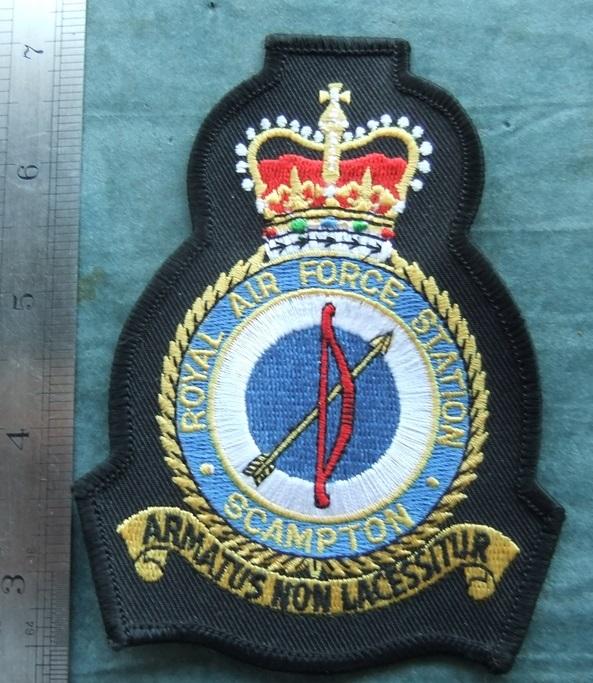 RAF Royal Air Force Station Scampton Patch Badge