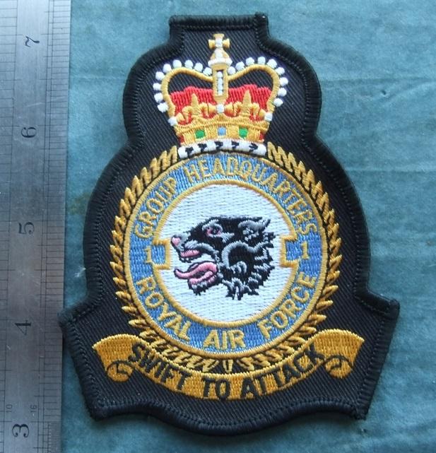 RAF Royal Air Force 1 Group Headquarters Patch Badge