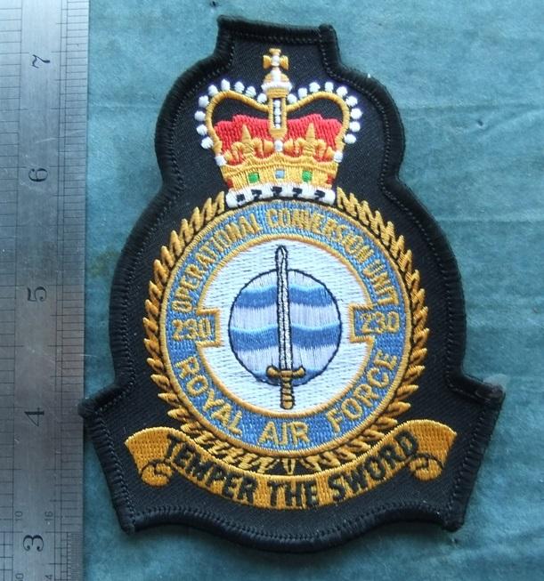 RAF Royal Air Force 230 operational conversion unit Patch Badge