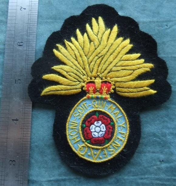 Royal Fusiliers Blazer Badge