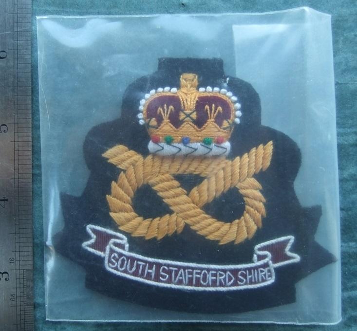 South Staffordshire Regiment Blazer Badge