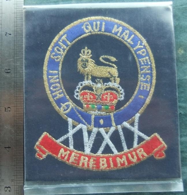 15th 19th Hussars Blazer Badge