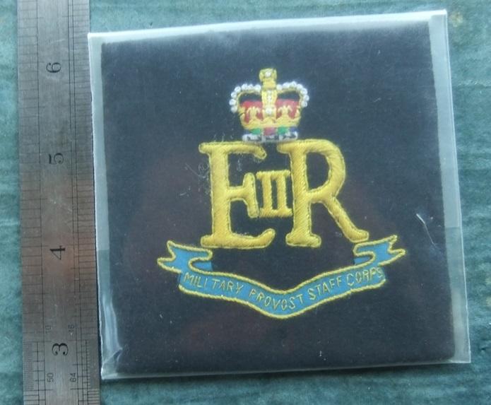 Military Provost Staff Corps Blazer Badge