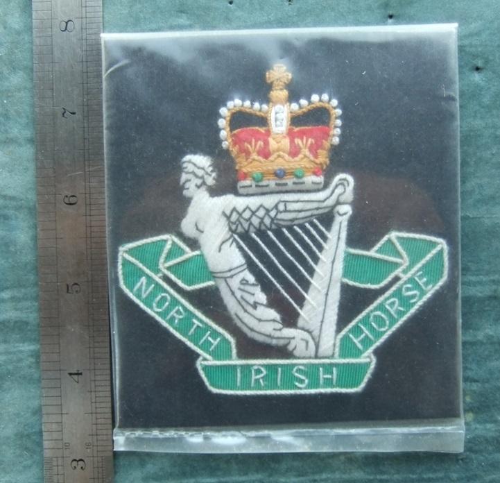North Irish Horse Regiment Blazer Badge