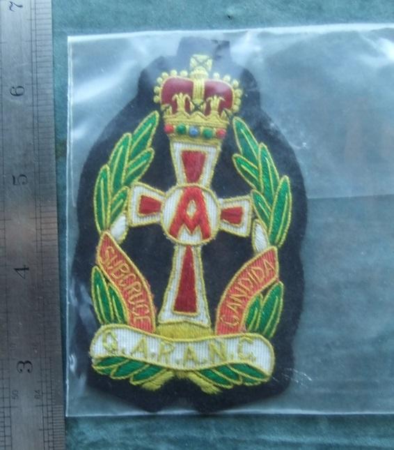 Queen Alexandra's Royal Army Nursing Corps Blazer Patch