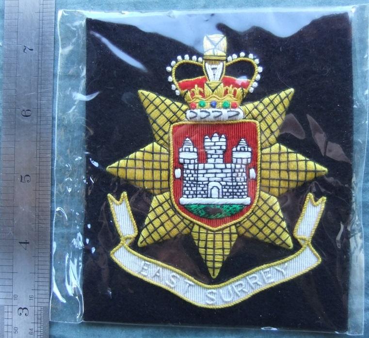 East Surrey Regiment Blazer Badge
