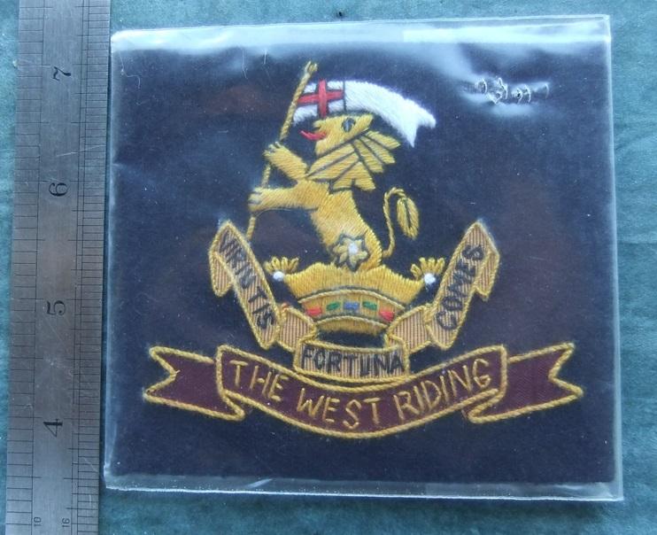 The West Riding Regiment Blazer Badge