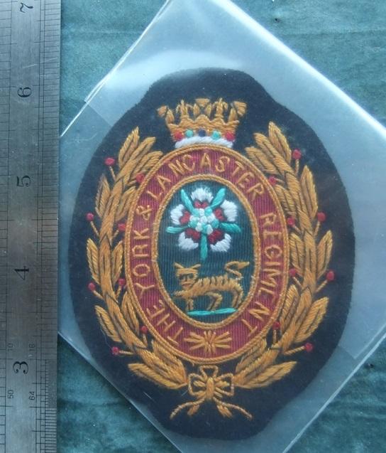 The York & Lancaster Regiment Blazer Badge