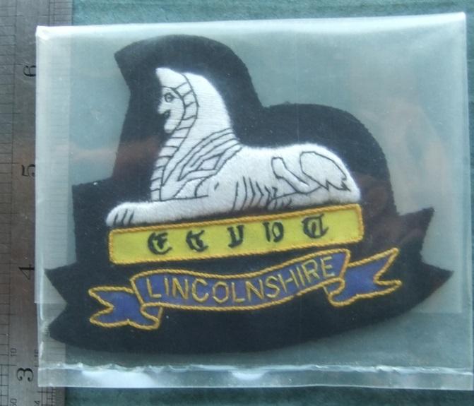 Lincolnshire Regiment Blazer Badge