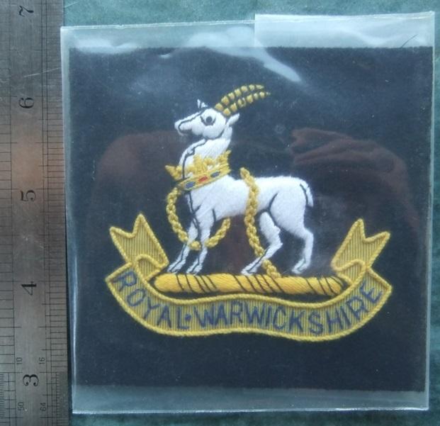 The Royal Warwickshire Regiment Blazer Badge