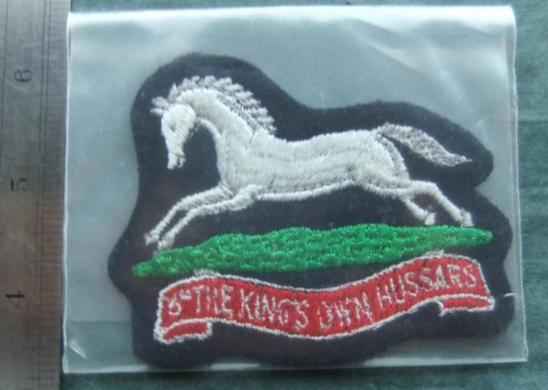3rd Kings Own Hussars Blazer Badge