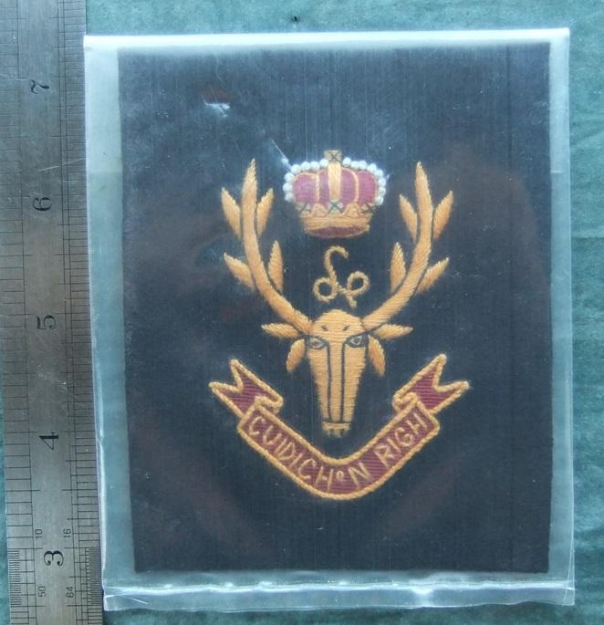 Seaforth Highlanders of Canada Blazer Badge Leopold