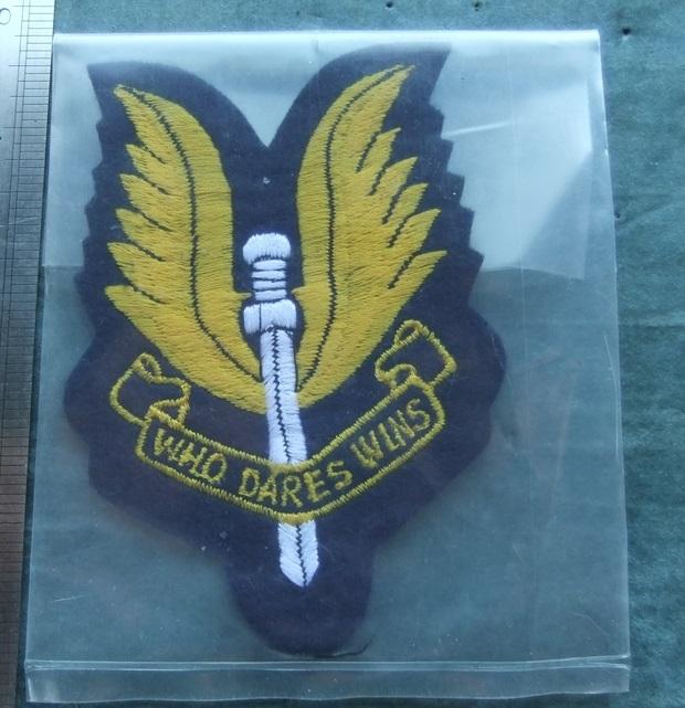 SAS Special Air Service Who Dares Wins Blazer Badge