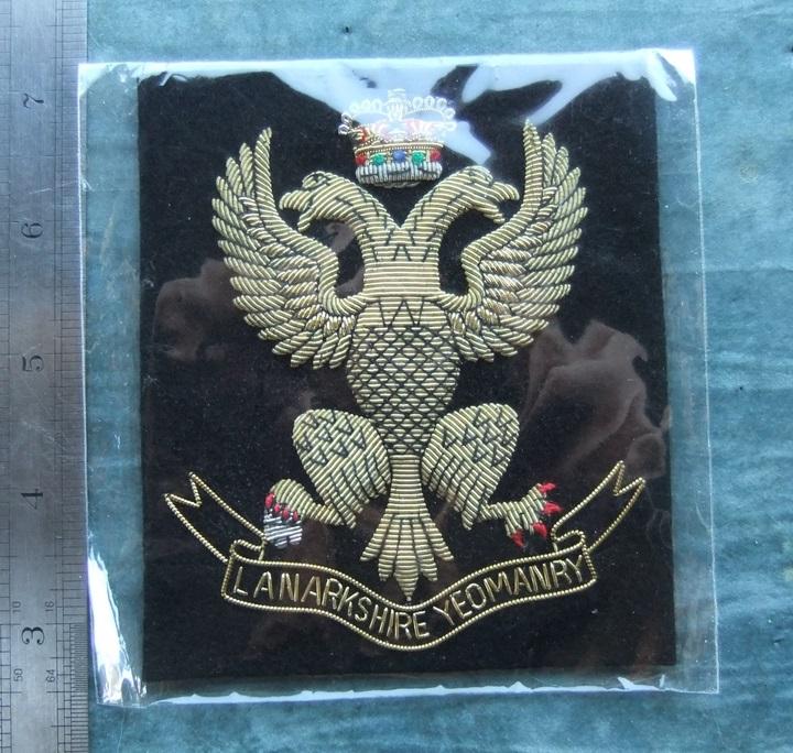 Lanarkshire Yeomanry Blazer Badge