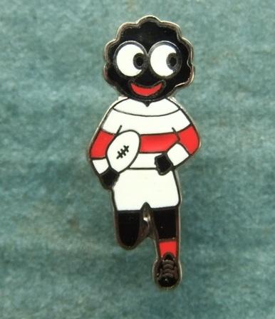 Golly Rugby Red White Kit Badge Non Robertsons issue