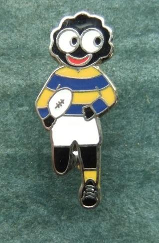 Golly Rugby Blue Yellow Kit Badge Non Robertsons issue